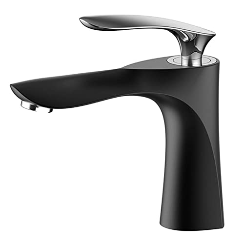 Küchenspüle Haken Messingmixer Wasserhahn, moderner Design Waschbeckenmixer mit heißem und kaltem verstellbarem, ein Griff für Waschraum Küchenhotel -Hotel Toilette, Wassersparung LWX Küchenspüle Haken Messingmixer Wasserhahn, moderner Design Waschbeckenmixer mit heißem und kaltem verstellbarem, ein Griff für Waschraum Küchenhotel -Hotel Toilette, Wassersparung LWX von YCVAWEOD