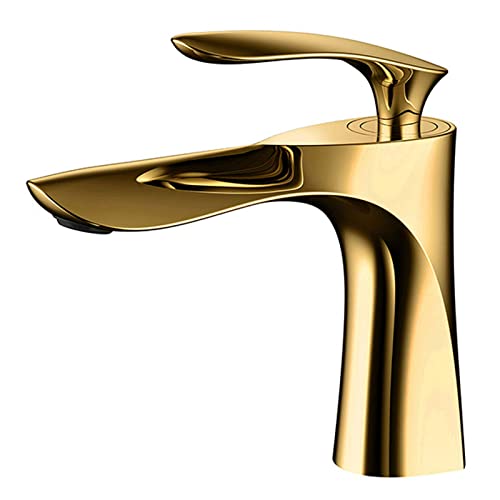 Küchenspüle Haken Messingmixer Wasserhahn, moderner Design Waschbeckenmixer mit heißem und kaltem verstellbarem, ein Griff für Waschraum Küchenhotel -Hotel Toilette, Wassersparung LWX Küchenspüle Haken Messingmixer Wasserhahn, moderner Design Waschbeckenmixer mit heißem und kaltem verstellbarem, ein Griff für Waschraum Küchenhotel -Hotel Toilette, Wassersparung LWX von YCVAWEOD