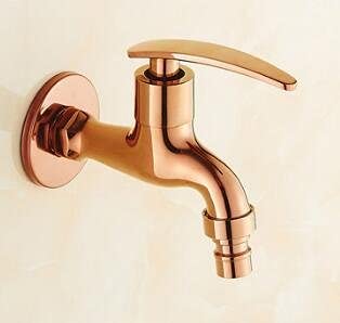 Küchenspüle Haken Wasserhähne Rosen Drache Geschnitzt Bibcocks Wasserhahn Messing Bad Waschhine Wasserhahn Bibcock TAP Outdoor Badezimmermixer/hellgrau LWX von YCVAWEOD