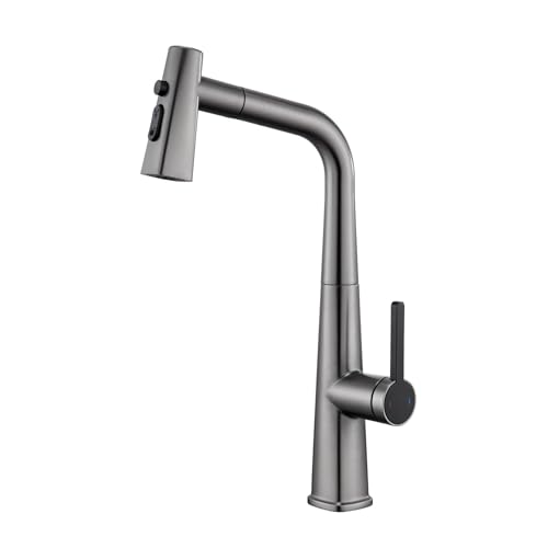 Küchenspüle Tippen Sie mit Auszug Mixer Tap Küchenspüle mit 360 ° Drehküchentaps mit Auszug mit 3 Spary -Modi Eingriff Küchenhahn Chrom plattiert LWX Küchenspüle Tippen Sie mit Auszug Mixer Tap Küchenspüle mit 360 ° Drehküchentaps mit Auszug mit 3 Spary -Modi Eingriff Küchenhahn Chrom plattiert LWX von YCVAWEOD