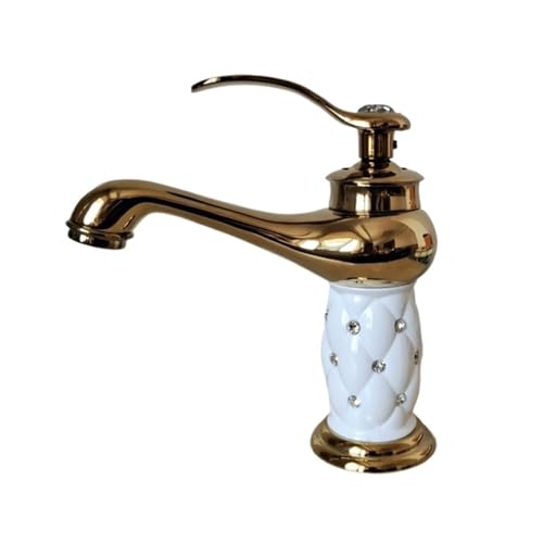 Luxus Küchenspüle Mixer Tap Messing Badezimmer Wasserhahn Eingriff Diamantwassermixer Heiße und kaltes Becken Tap Moderne Küche und Badezimmer Taps für ultimative Stil und Funktionalität LWX Luxus Küchenspüle Mixer Tap Messing Badezimmer Wasserhahn Eingriff Diamantwassermixer Heiße und kaltes Becken Tap Moderne Küche und Badezimmer Taps für ultimative Stil und Funktionalität LWX von YCVAWEOD