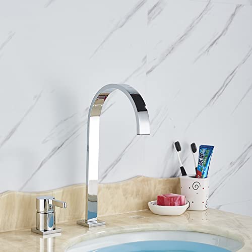 Mattes schwarzes Badezimmer Küchenspüle Wasserhahn sanftes Abwasser -Mode -Becken Waschbecken Wasserhahn Heißer und kaltes Wassermixer Taps LWX von YCVAWEOD