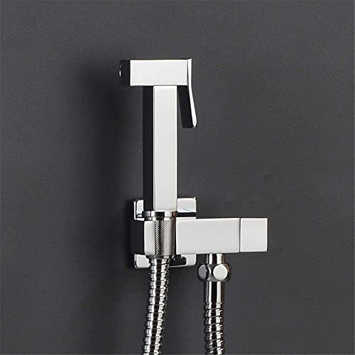 Messing Bidet Wasserhahn mit Badezimmer Duschhahn und Toilettensprühmaschine Muslim Duschmischer für Bidet Toilet Waschmaschine Square Design LWX Messing Bidet Wasserhahn mit Badezimmer Duschhahn und Toilettensprühmaschine Muslim Duschmischer für Bidet Toilet Waschmaschine Square Design LWX von YCVAWEOD