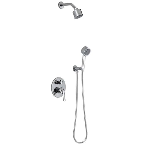 YCVAWEOD Messing Duscharmäuren 3 Modus 80-mm-Kopfhahnhahn Badezimmer Sets Oben über Sprühstoff-Wand (schwarz) LWX von YCVAWEOD