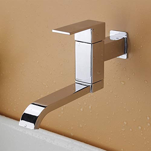 Mixer Tap Europäischer minimalistischer schwarzer quadratischer Kupfer Küchenarmatur in die Wand Einer kaltes Wasserhahn drehen Balkon Mop Pool Waschbecken Wasserhahn einloch Eingangsquadratische Mixer Tap Europäischer minimalistischer schwarzer quadratischer Kupfer Küchenarmatur in die Wand Einer kaltes Wasserhahn drehen Balkon Mop Pool Waschbecken Wasserhahn einloch Eingangsquadratische von YCVAWEOD