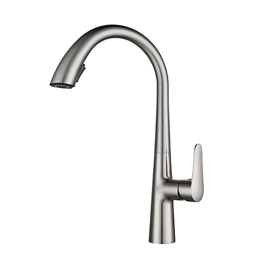 Moderne B -Küche Zapfhähne mit Auszugsspray- und Teleskopdesign heißer und kaltes Wasserhahn für Küchenspüle Chrom Finish LWX Moderne B -Küche Zapfhähne mit Auszugsspray- und Teleskopdesign heißer und kaltes Wasserhahn für Küchenspüle Chrom Finish LWX von YCVAWEOD