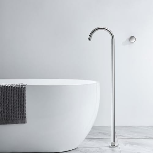 Moderne Badeduschmixer Flockenboden mit Badewanne Haken Heiße und kaltes Messing Eingriff Wand freistehender Boden für Badewannenschwarz in China LWX von YCVAWEOD