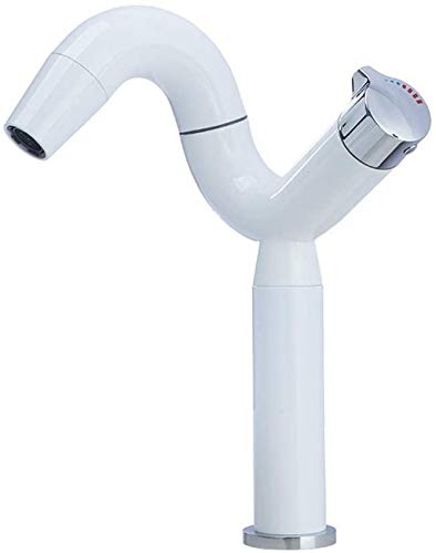 Moderne Messing Counter Top Basin Mixer Wasserhahn mit gekrümmtem Design Einzelhebel Monobloc Waschbecken Hahn für Garderobe Waschraum Chrom Finish LWX Moderne Messing Counter Top Basin Mixer Wasserhahn mit gekrümmtem Design Einzelhebel Monobloc Waschbecken Hahn für Garderobe Waschraum Chrom Finish LWX von YCVAWEOD
