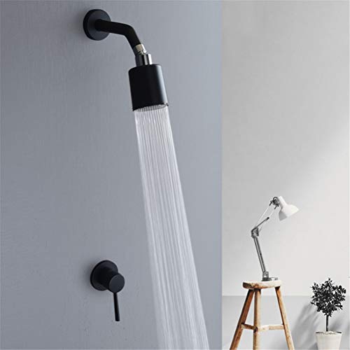 Moderne gebürstete goldene Badezimmer Duscharmatur im Wandkupferregen Duschsystem mit verborgenem Duschkopf und Bad Spray Schwarz und Chromoptionen verfügbar LWX Moderne gebürstete goldene Badezimmer Duscharmatur im Wandkupferregen Duschsystem mit verborgenem Duschkopf und Bad Spray Schwarz und Chromoptionen verfügbar LWX von YCVAWEOD