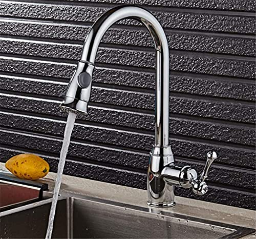 TAP OIL RAUBED BRONZE Schwarz ∕ Chrom ∕ Nickelküchenarmaturen mit Belüftung LWX von YCVAWEOD