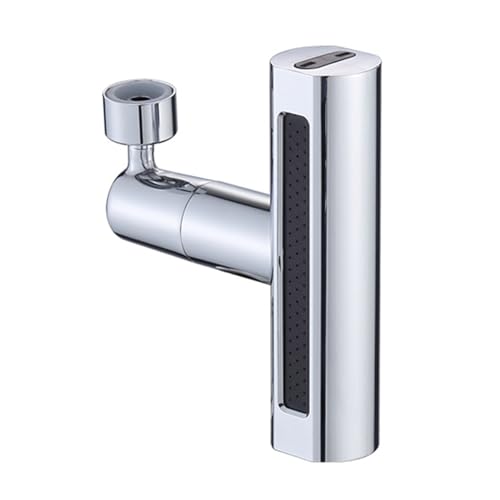 TAP Zubehör Schwenke Tap Extension Lufthahn Wasserhahn Sprühkopf Multi -Funktion Four -Modus Wasserfluss für Waschbecken und Gemüsespülen Chrom geeignet LWX TAP Zubehör Schwenke Tap Extension Lufthahn Wasserhahn Sprühkopf Multi -Funktion Four -Modus Wasserfluss für Waschbecken und Gemüsespülen Chrom geeignet LWX von YCVAWEOD