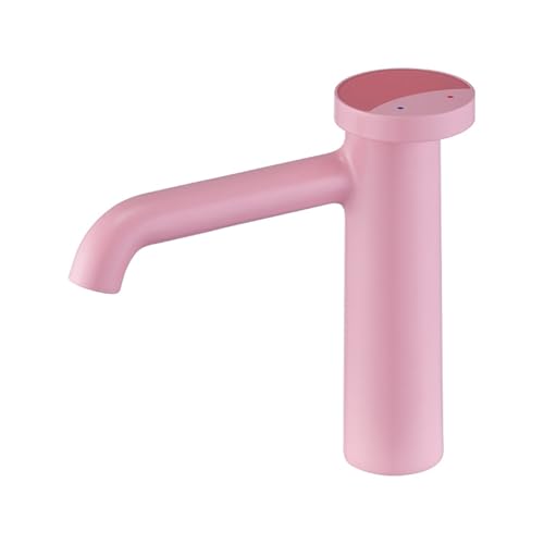 Taps für Badezimmerbecken heiße und kalte Einzelhebel -Badezimmer Taps Lation, Pink LWX von YCVAWEOD