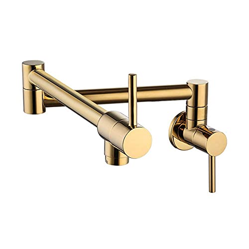 Taps für Küchentopffüller Wand montiert, kaltes Wasserhahn Dual-Griff 360-rotierende Teleskop-Multifunktion, Küchenarmatur Küche Spüle Tap-Drawing LWX Taps für Küchentopffüller Wand montiert, kaltes Wasserhahn Dual-Griff 360-rotierende Teleskop-Multifunktion, Küchenarmatur Küche Spüle Tap-Drawing LWX von YCVAWEOD