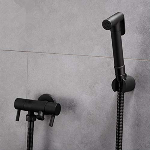 Toilette Bidet Set Quadratschwarz Einer kaltes Toilettendusche blasen Sprühpistole Düse Bidet Wasserhahn Kupfer Analreinigungs ASSET DUSCHE SHATTAF, BIDET-Wasserhahn Set c LWX Toilette Bidet Set Quadratschwarz Einer kaltes Toilettendusche blasen Sprühpistole Düse Bidet Wasserhahn Kupfer Analreinigungs ASSET DUSCHE SHATTAF, BIDET-Wasserhahn Set c LWX von YCVAWEOD