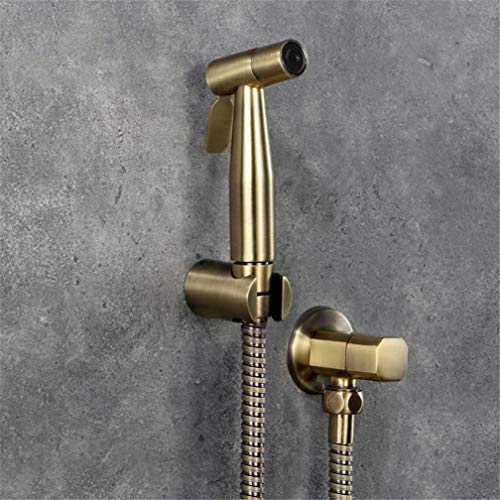 Toilette Bidet Shattaf Hand gehalten Bidet Sprayer Antike Bronze Edelstahl Dusche Kit Jet Kupfer Ventil Set Bidet Wasserhahn Muslim Dusch Bidet, B Set LWX Toilette Bidet Shattaf Hand gehalten Bidet Sprayer Antike Bronze Edelstahl Dusche Kit Jet Kupfer Ventil Set Bidet Wasserhahn Muslim Dusch Bidet, B Set LWX von YCVAWEOD