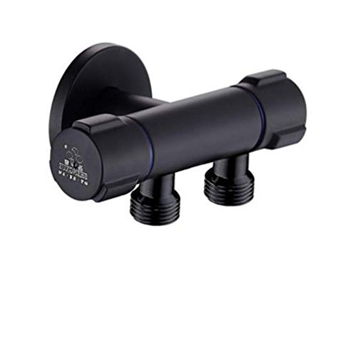 Toilette Bidet Wasserhähnen schwarzes Messing Single kalte Badezimmer Toilette Dusche Blasengefühle Sprühpistole Waschmaschine Wasserhahn Muslim Toilette Shattaf, Set 2 LWX von YCVAWEOD