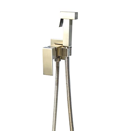 YCVAWEOD Toilettenduschspray -Kit Handheld Bidet Sprayer für Waschbecken Bidet Duschaufsatz Messing Gold kaltes Wasser mit Schlauch G1 / 2 "Ventil Toilettensprühgerät Bidet, D. LWX YCVAWEOD Toilettenduschspray -Kit Handheld Bidet Sprayer für Waschbecken Bidet Duschaufsatz Messing Gold kaltes Wasser mit Schlauch G1 / 2 "Ventil Toilettensprühgerät Bidet, D. LWX von YCVAWEOD