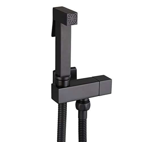 Toilettensprühgerät Bidet Bidet Duschkit Handheld Bidet Sprayer für Toilettenspray -Ansatz mit Schlauch Messing Kaltwasser G1 / 2 "Ventil Toilettenduschspray Kit, Weiß LWX Toilettensprühgerät Bidet Bidet Duschkit Handheld Bidet Sprayer für Toilettenspray -Ansatz mit Schlauch Messing Kaltwasser G1 / 2 "Ventil Toilettenduschspray Kit, Weiß LWX von YCVAWEOD