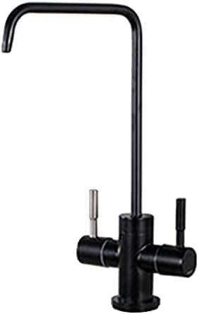 Trinkwasserfilter Tap Kitchen Spüle Wasserhahn Schwarz 360 Rotation Küchenspüle Reiniger Wasserhahn passt zu allen Wasserfiltersystemen und Umkehrosmose-Systemen-A, D Bloring LWX Trinkwasserfilter Tap Kitchen Spüle Wasserhahn Schwarz 360 Rotation Küchenspüle Reiniger Wasserhahn passt zu allen Wasserfiltersystemen und Umkehrosmose-Systemen-A, D Bloring LWX von YCVAWEOD