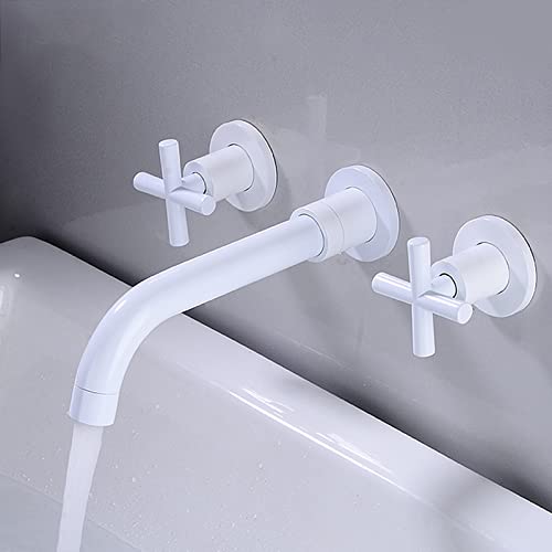 Wand Wasserhahn Badezimmer Wasserhahnbeckenmischer Hackbad mit 20 cm Auslaufbecken Zapfhackgern Heiße und kalte verborgene Waschbecken Waschbecken Badeklopfen gebürstete Gold LWX Wand Wasserhahn Badezimmer Wasserhahnbeckenmischer Hackbad mit 20 cm Auslaufbecken Zapfhackgern Heiße und kalte verborgene Waschbecken Waschbecken Badeklopfen gebürstete Gold LWX von YCVAWEOD