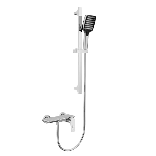 Wandhalterung Badewanne Wasserhahn mit 3 Funktion Handheld Sprühgerät, Wasserfall Badewanne Wasserhahn, moderne Messingwanne Duscharmatur mit hoppbarem Duschstab LWX Wandhalterung Badewanne Wasserhahn mit 3 Funktion Handheld Sprühgerät, Wasserfall Badewanne Wasserhahn, moderne Messingwanne Duscharmatur mit hoppbarem Duschstab LWX von YCVAWEOD