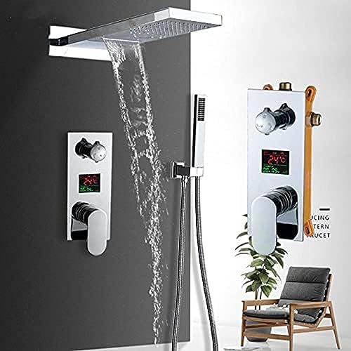 Wandhalterung Badezimmer Regen Wasserfall Dusche Armatur LWX von YCVAWEOD