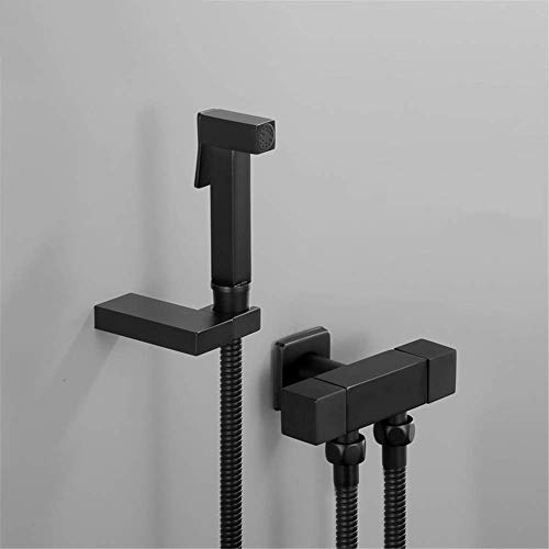 YCVAWEOD Wasser zum Tippen Bad Duschsysteme Hand gehaltene Toiletten Bidet Sprühgerät, quadratische Dual-Art-Wasserhahn-Dusch-Set-Toilettenwäsche, Mattes Dusche-Kit, EIN Set LWX YCVAWEOD Wasser zum Tippen Bad Duschsysteme Hand gehaltene Toiletten Bidet Sprühgerät, quadratische Dual-Art-Wasserhahn-Dusch-Set-Toilettenwäsche, Mattes Dusche-Kit, EIN Set LWX von YCVAWEOD