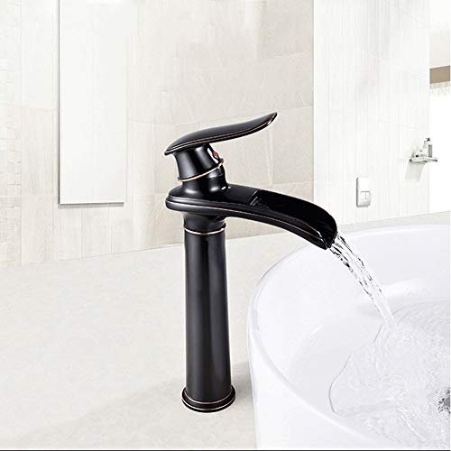 Wasserhähne Badezimmer Wasserhahn Wasserfall Wasserhahn Waschbecken Mixer Tap Eitelkeit Heiße Kaltwasser Badezimmer Wasserhähnen Ein Griff Becken Wasserhahn/Silber/20 cm LWX Wasserhähne Badezimmer Wasserhahn Wasserfall Wasserhahn Waschbecken Mixer Tap Eitelkeit Heiße Kaltwasser Badezimmer Wasserhähnen Ein Griff Becken Wasserhahn/Silber/20 cm LWX von YCVAWEOD