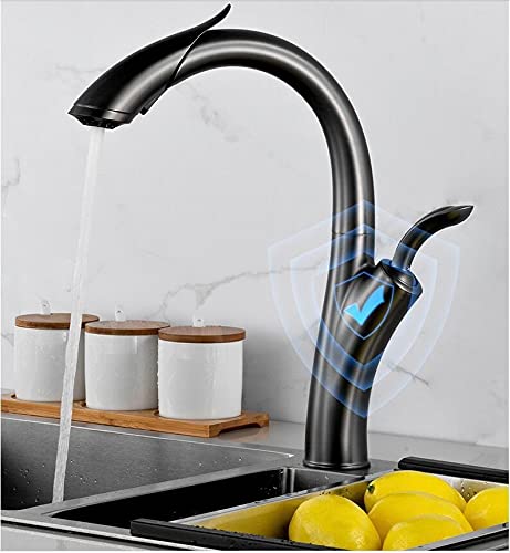 Wasserhähne Spülbecken Wasserhahn für Barbauernhause kommerziell, eingriff küchenspüle Wasserhahn, schwarzer Chrom -Messingauszugswaschbeckenmixer, Rotation Küchenmixer Taps, Küchenhahn (Farbe: Gold) Wasserhähne Spülbecken Wasserhahn für Barbauernhause kommerziell, eingriff küchenspüle Wasserhahn, schwarzer Chrom -Messingauszugswaschbeckenmixer, Rotation Küchenmixer Taps, Küchenhahn (Farbe: Gold) von YCVAWEOD