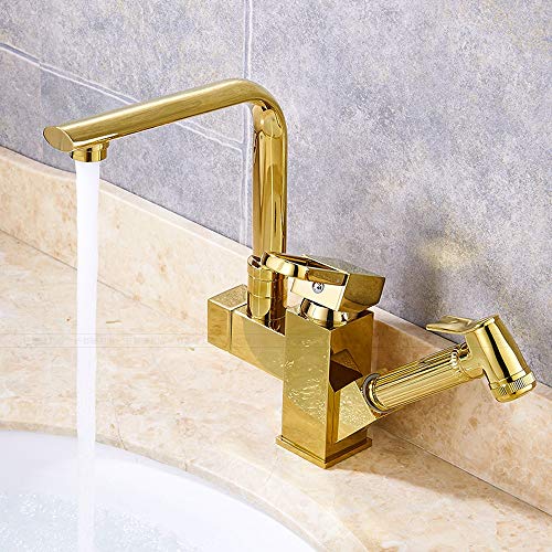 Wasserhähne ziehen Sprühküchen -Wasserhahn antiker Platikitchen -Mixer -Taps Herator -Deck montiert Einzelhebel Retro Küchenspüle Wasserhahn 360 ° C/H26Cm/A. LWX Wasserhähne ziehen Sprühküchen -Wasserhahn antiker Platikitchen -Mixer -Taps Herator -Deck montiert Einzelhebel Retro Küchenspüle Wasserhahn 360 ° C/H26Cm/A. LWX von YCVAWEOD
