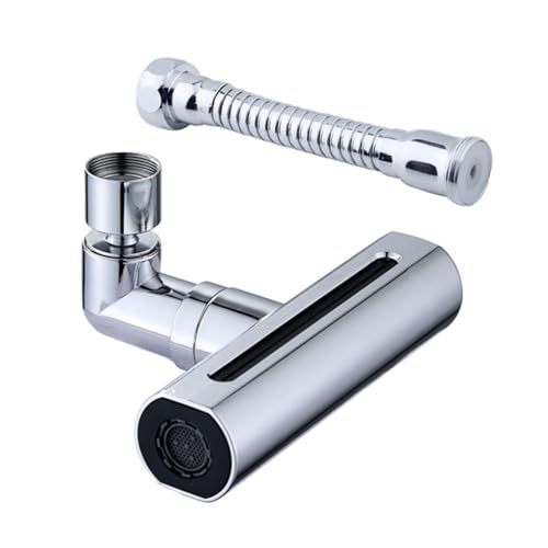 Wasserhahn Extender rotierendes Tap -Zubehör erweiterte Belüftungsbelüftungsanerziehung Multi -Funktion 4 in 1 Wasserauslass für Badezimmer und Küchenchrom geeignet LWX Wasserhahn Extender rotierendes Tap -Zubehör erweiterte Belüftungsbelüftungsanerziehung Multi -Funktion 4 in 1 Wasserauslass für Badezimmer und Küchenchrom geeignet LWX von YCVAWEOD