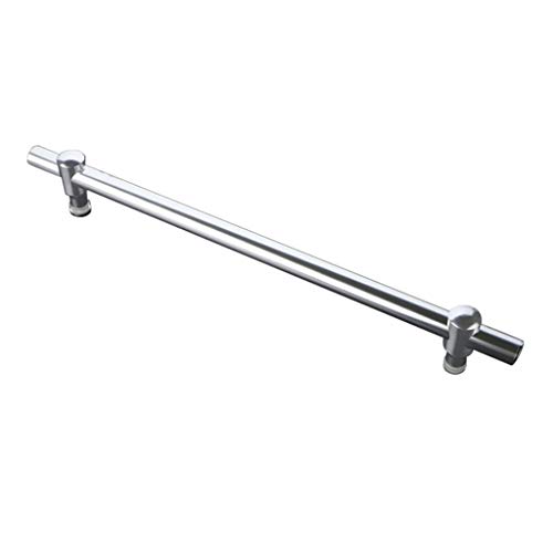 YCVAWEOD Aluminiumlegierung Duschtürgriffe | Loch zu Loch Verstellbares Glas -Tür -Druck und Pullstange | Dusch -Ersatzsets für einzelne Türknauf (Größe: 1PCs) LWX von YCVAWEOD