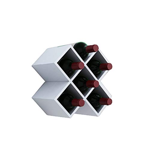 YCVAWEOD Arbeitsplatte Weinregalhalter mit 5 Gittern für rot -weiße Weine räumlich sparende freistehende Design für Weinlager und Display LWX YCVAWEOD Arbeitsplatte Weinregalhalter mit 5 Gittern für rot -weiße Weine räumlich sparende freistehende Design für Weinlager und Display LWX von YCVAWEOD