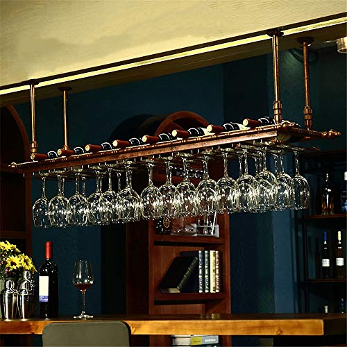 YCVAWEOD Europäischer Hänge Weinglas Rack Tabletop Rotweinbecher Halter 100x30 cm Stern von Licht verkehrther LWX von YCVAWEOD