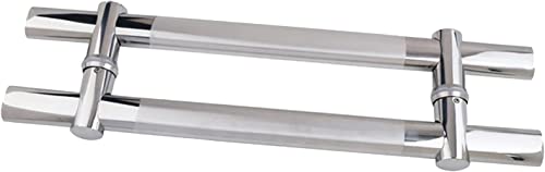 YCVAWEOD Glastür Griff Loch Mitte Abstand Verstellbare Sets Drücken und Ziehen Sie die Duschtür Grabstange Edelstahl Ersatztürknöpfe (Größe: 1200 mm) LWX von YCVAWEOD