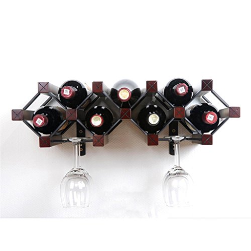 YCVAWEOD Hängende Weinglasregal-Rack-Rack Wandmontierte Weinregal Hanges hängendes Holz Rotwein Restaurant Dekoration Wandwein Home Dekoration LWX YCVAWEOD Hängende Weinglasregal-Rack-Rack Wandmontierte Weinregal Hanges hängendes Holz Rotwein Restaurant Dekoration Wandwein Home Dekoration LWX von YCVAWEOD