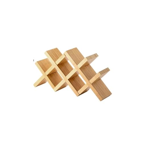 YCVAWEOD Rotwein Display Ständer Moderne einfache kreative Weinregal Display Rack Weinglas Rack Home Wohnzimmer Weinflaschen Rack Weinregal (H) LWX von YCVAWEOD