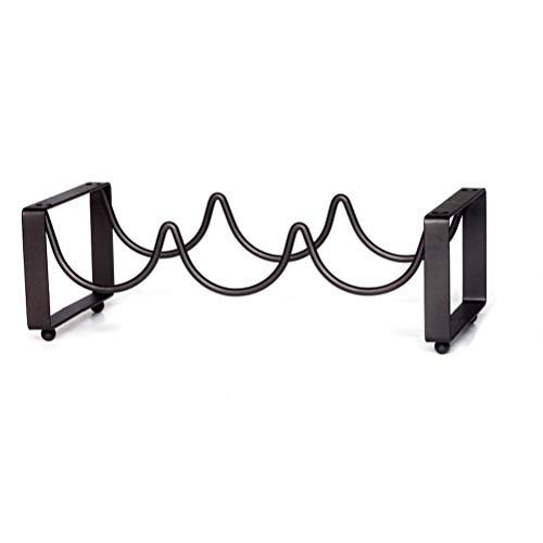 YCVAWEOD Schmiedeeisen Rotwein Rack Bar Dekoration Weinflaschen Regal Stapel Multi -Flasche Europäischer Weinschrank Display Ständer LWX von YCVAWEOD