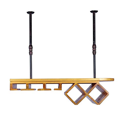 YCVAWEOD Weinregal Home Red Holder Restaurant Bar S, Haushalt massiv Holz Glas LWX von YCVAWEOD