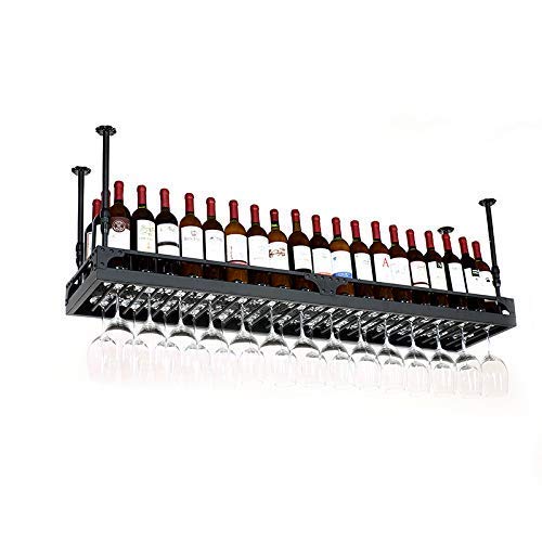 YCVAWEOD Weinregal Home Red Holder Restaurant Bar S, hängende Hängeschelfweinlader LWX von YCVAWEOD