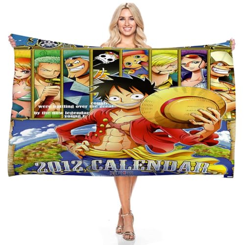 YCVBCY One Piiece Strandtuch, Badetücher Schwimmen Handtücher Mikrofaser-Strandtuch Kinder Duschtuch Leichtes Badetuch Sandfrei und Schnell Trocknend Handtücher für Camping, Pool (75x150CM) von YCVBCY