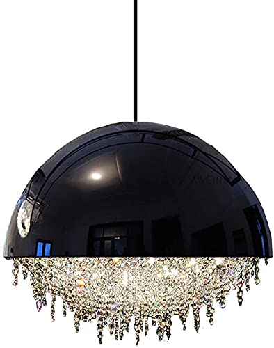 YCWZKJ V-intage Industrielle Kristall-Pendelleuchte, Moderne Luxuriöse Kristall-Kronleuchter Retro-Deckenleuchte Mit Schattierten Glitzernden Kristallperlen Kompatibel Mit Kücheninsel Lof YCWZKJ V-intage Industrielle Kristall-Pendelleuchte, Moderne Luxuriöse Kristall-Kronleuchter Retro-Deckenleuchte Mit Schattierten Glitzernden Kristallperlen Kompatibel Mit Kücheninsel Lof von YCWZKJ