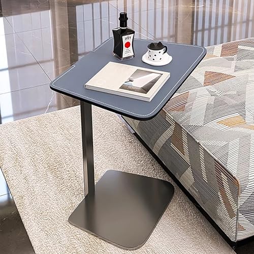 YCYHXJB Beistelltisch Couch, Sofatisch Beistelltisch C Form, Schreib Tisch, Tragbarer Schreibtisch für Zuhause, Büro, Arbeitszimmer(Blue,55cm/21.6in) von YCYHXJB