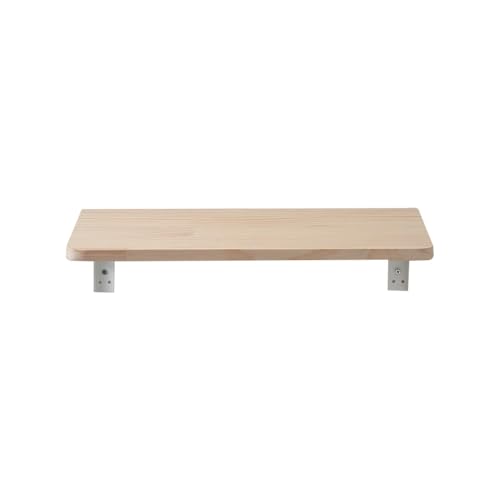 YCYHZC Wand Montierter Klapptisch, Wand Montierter Klapptisch Holz, Schwebender Zusammenklappbarer Schreibtisch Für Wandwaschküche Kleine Räume(25x60cm/10x24in) von YCYHZC