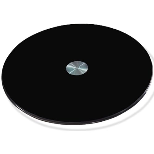 YCYRF Lazy Susan-Drehteller aus GehäRtetem Glas, Rotating Serving Tray, Basis aus GehäRtetem Glass, Tempered Glass Lazy Susan Rotating Plate(90cm/35in) von YCYRF