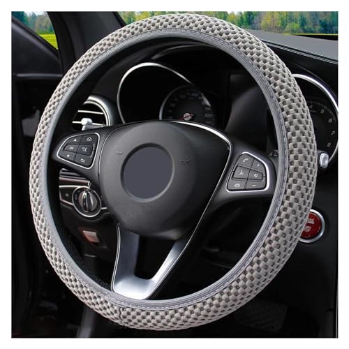 Lenkradbezug Auto 1 Stück Auto-Lenkradbezug Auto-Lenkrad-Abdeckung Rutschfest Auto-Styling-Zubehör Universell Universal Lenkradschutz(Gray) von YDCDFVBVGM
