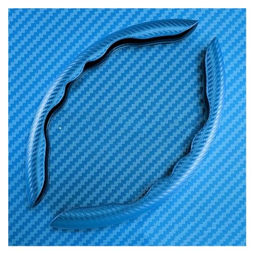 Lenkradbezug Auto 36 Cm Auto-Lenkradabdeckung Rutschfest Ultradünn Kartenabdeckung Autogriff-Schutzhülle Universell Universal Lenkradschutz(Blue) von YDCDFVBVGM