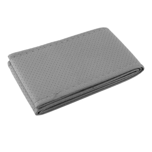 Lenkradbezug Auto 38 Cm Auto-Lenkradbezug Rutschfestes Auto-Styling-Innenzubehör Universal Lenkradschutz(Grey gray) von YDCDFVBVGM
