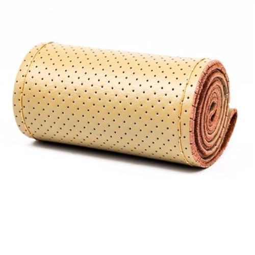 Lenkradbezug Auto 38 Cm Auto-Lenkradbezug Universelles Auto-Lenkrad Auto-Innenausstattung Universal Lenkradschutz(Beige) von YDCDFVBVGM