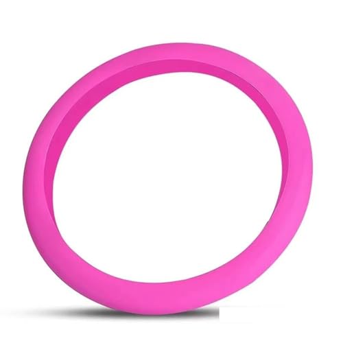 Lenkradbezug Auto Auto 36–40 Cm Lenkradstruktur Weich Mehrfarbig Weiches Lenkrad Internes Zubehör Universell Universal Lenkradschutz(Pink) von YDCDFVBVGM